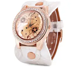 Топ новый популярный ремешок для часов Кварцевые часы Женские Ретро винтажное платье наручные часы женские повседневные часы
