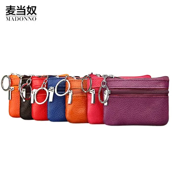 

051018 new hot unisex women men mini leather change purse lady small card bag coin purse