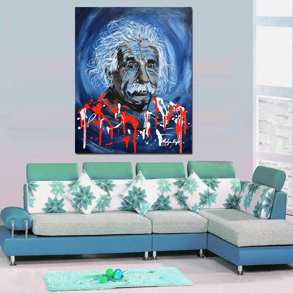 Jqhyart Wall Decor Men Who Influence The World Einstein Abstract