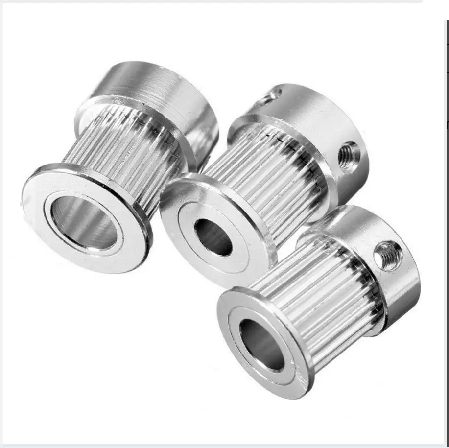 

DuoWeiSi 3D Printer Parts GT2 Timing Pulley 20Teeth Alumium Gear Bore 5MM 6.35MM 8MM For GT2 Belt Width 10mm For 3D Printer