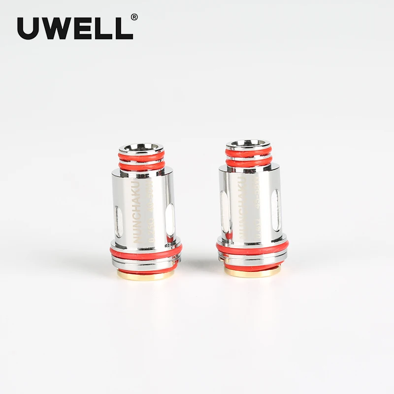 UWELL 4 шт./упак. NUNCHAKU замена катушки 0,25/0,4 Ом для NUNCHAKU танк электронная сигарета распылитель Core