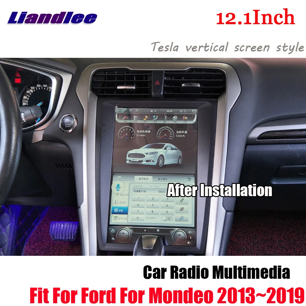 Автомобильный Android мультимедийный радио Tesla вертикальный экран для Ford Mondeo 2013 Автомобильная навигационная система GPS
