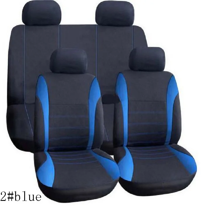rete automobile 9pcs/set Car Seat Cover sets Universal Fit 5 seat SUV sedans front/back elastic washable breathable strip | Автомобили и