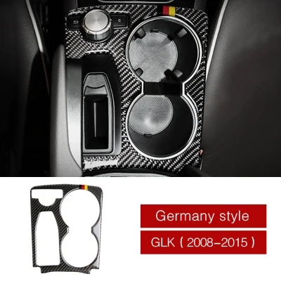 Germany Style TPIC углеродное волокно Мультимедийная панель для рук накладка наклейки для автомобиля Стайлинг для mercedes GLK(2008-) аксессуары - Название цвета: Germany Style