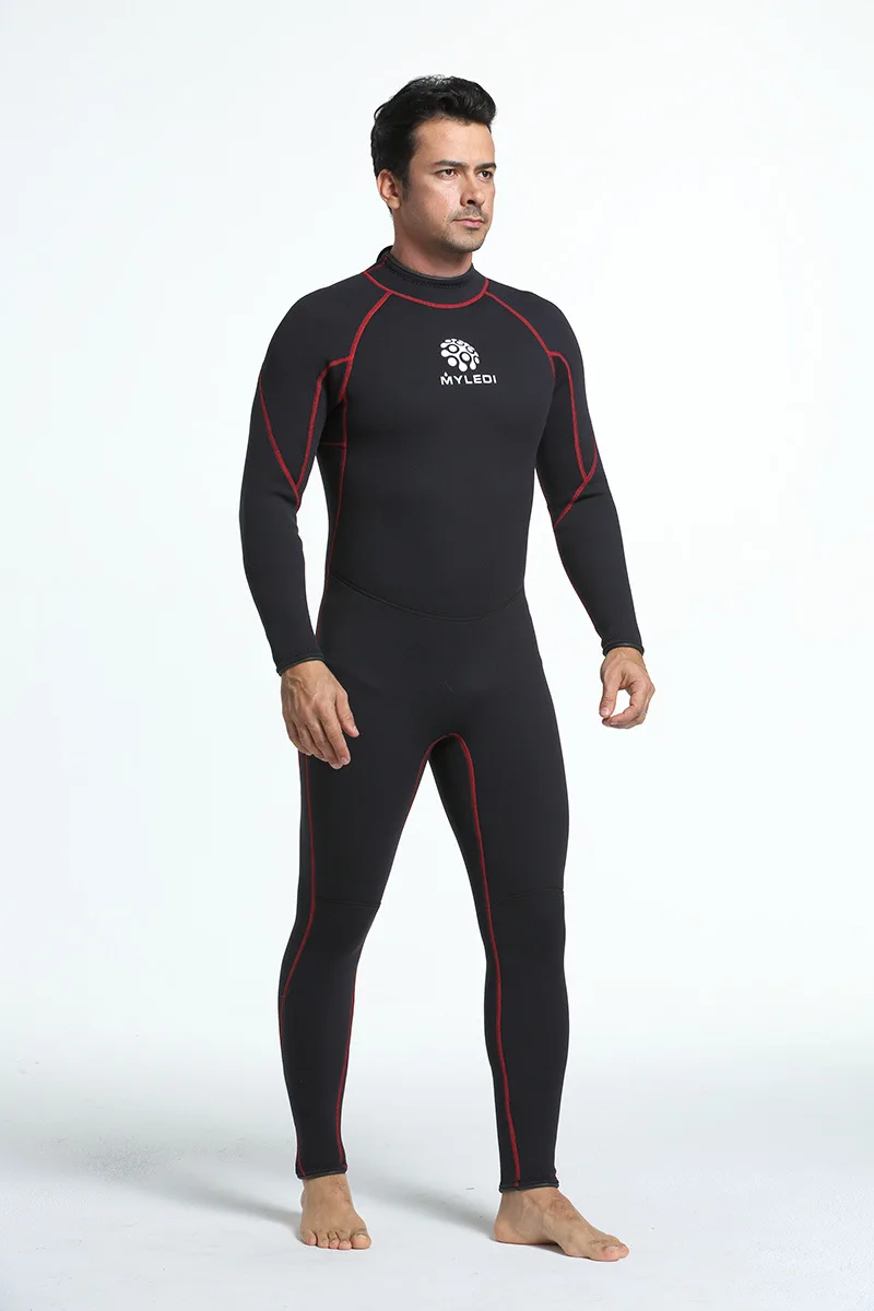 3 мм неопреновый костюм для подводного плавания согревающие теплые полосатая блузка для унисекс