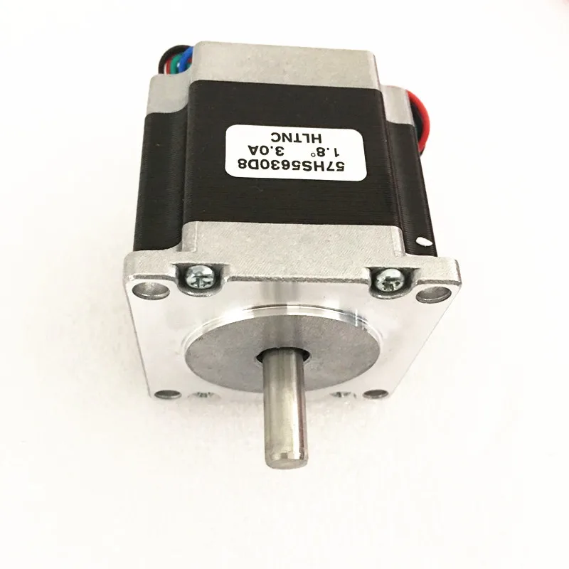 

Stepper motor 57x56 D=8mm NEMA23 4 wires 3A 1.26N.m stepping motor 180Oz-in NEMA 23 for CNC engraving milling machine 3D printer