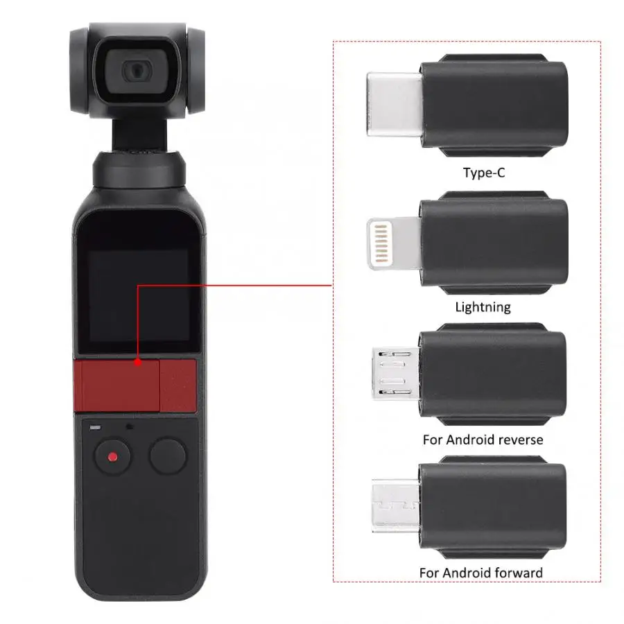 OSMO карманные данные андроида разъем для DJI OSMO Карманный карданный передний Обратный кабель type-c адаптер Аксессуары