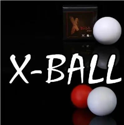 

Free Shipping! 2014 X-Ball (White or red) - Magic Trick ,Stage,Magic Accessories,Close Up magic props,mentalism