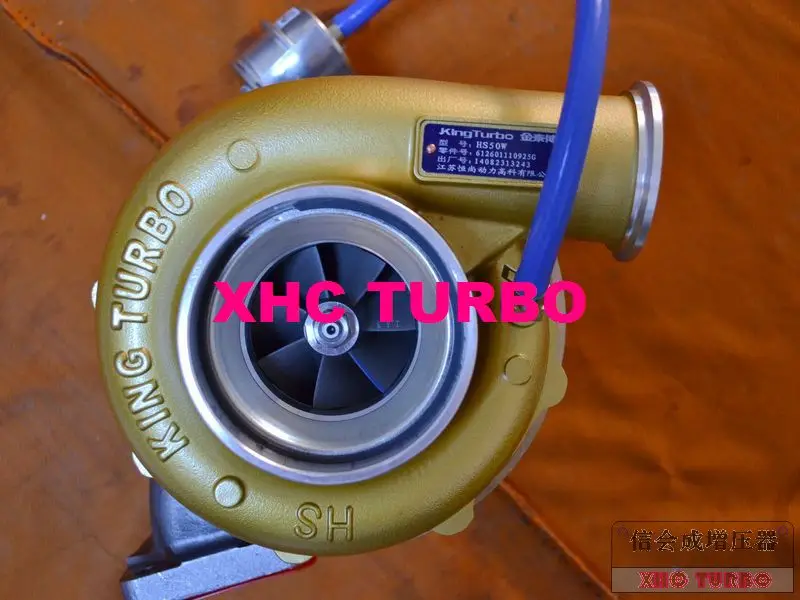Подлинный Турбокомпрессор KING TURBO HX50W 4045735 612601110925G для тяжелого грузовика WEICHAI, дизельный WP12