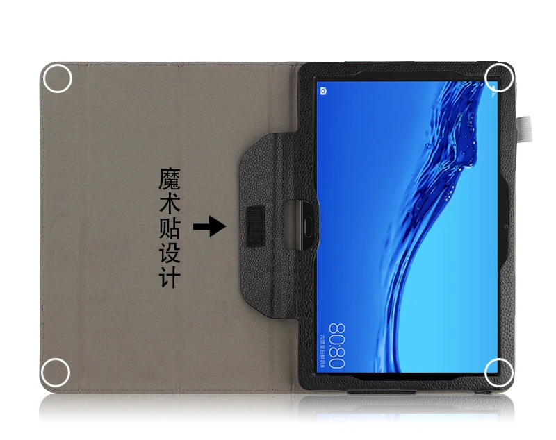 Чехол из воловьей кожи для huawei MediaPad M5 Lite 10 BAH2-L09 W19 DL-AL09 W09 10,1 "планшет из натуральной кожи Складная откидная подставка чехол funda