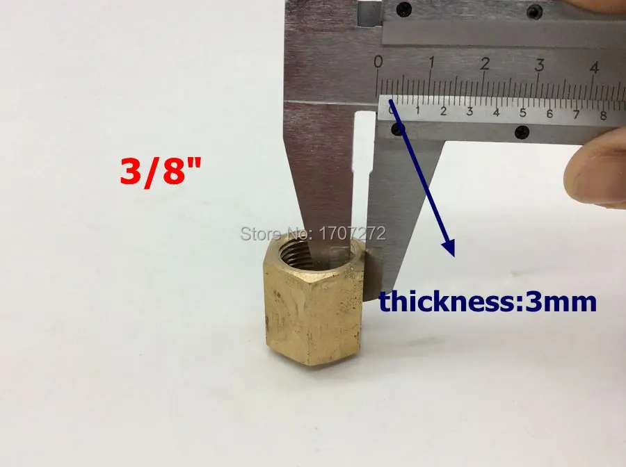5 шт. opper трубы fitting3/" разъем, сантехника медные фитинги, латунный фитинг, внутренний коннектор для шнуров