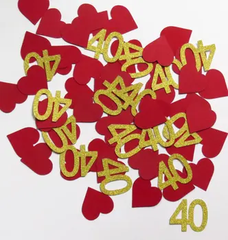 

Heart Number Birthday Party Decor Personalized Letter Decoration Die Cuts Scrapbooking cft Table decor scrapbook Confettis