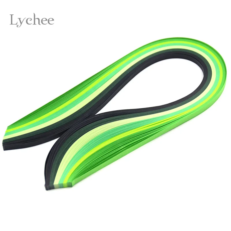 Lychee Life 120 полосатая бумага для квиллинга 5 мм Ширина ассорти цветов оригами Бумага для рукоделия Скрапбукинг Бумага с прорезями Свадебный декор - Цвет: 1