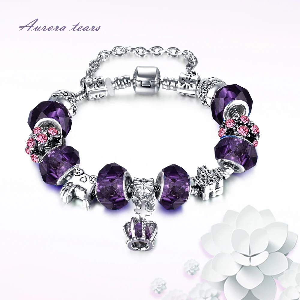 Girls bangle charm bracelet for women for women