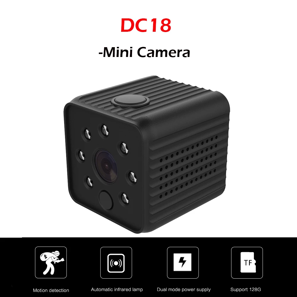 

Wireless WIFI HD 1080P Mini Household Car DVR Camera Infrared Night Vision Camcorder For Hunting Suppport 128G Hidden TF card