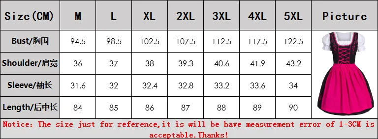 Размера плюс женский средневековый костюм платье Немецкий Октоберфест дирндль платье косплей костюм вечерние платья M-5XL