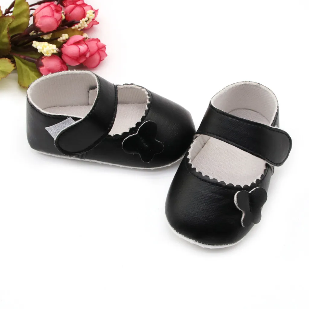 SAGACE/детская обувь для новорожденных с мягкой подошвой; нескользящая обувь из искусственной кожи для маленьких девочек и мальчиков; обувь для новорожденных; тонкие туфли
