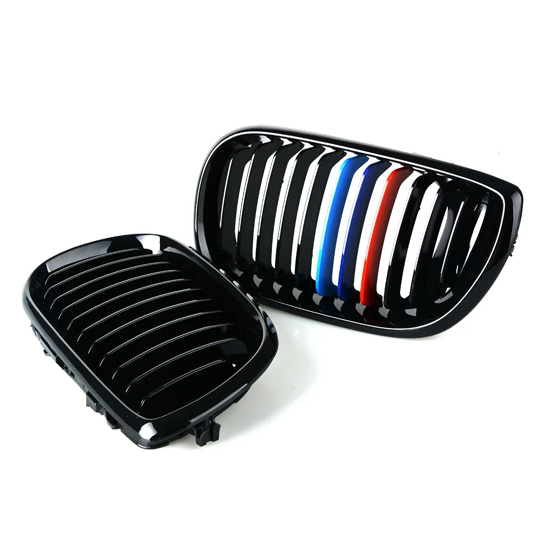 

1 Pair Car Front Matte Color Kidney Grille For BMW E46 4D 3 Series 2002-2005 Matte Black High Quality ABS Racing Grills