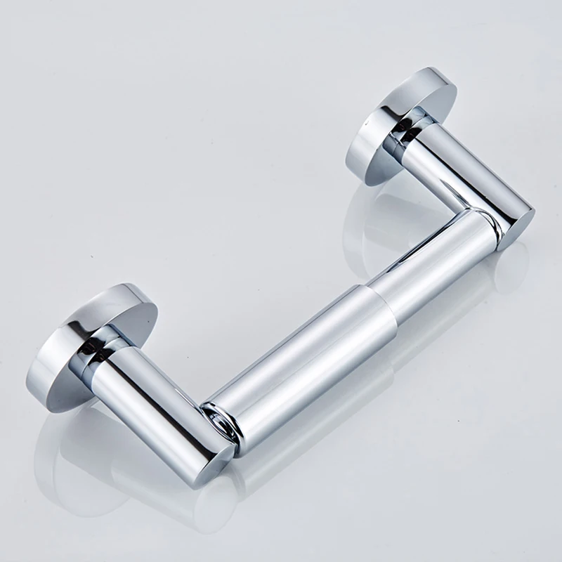 304 Stainless Steel Stretch Round Toilet Paper Holder Household Bathroom Kitchen Roll Holder Hardware Tool Accessories