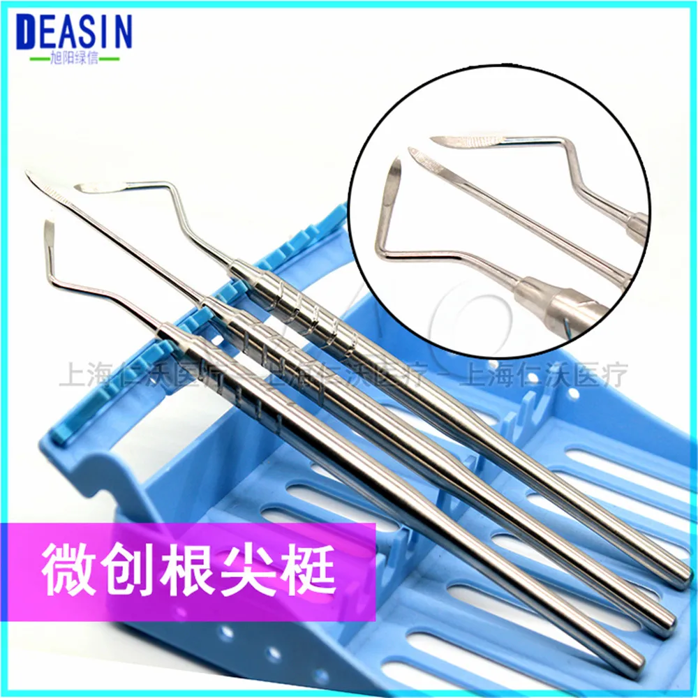

1set Good quality Dental Tools Miniature Set Acupoints Stainless steel elevator set Tweezers root tip bend dentist