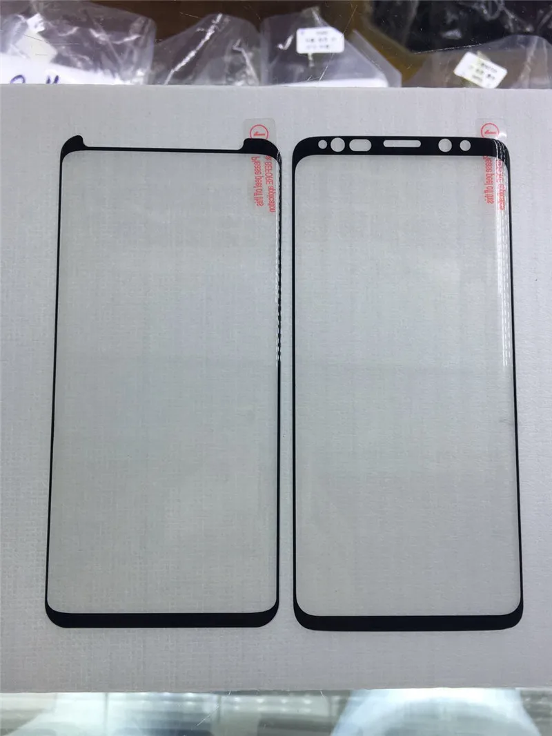 50 шт./лот DHL S9 защита экрана Полный Клей для Samsung Plus чехол дружественный закаленное