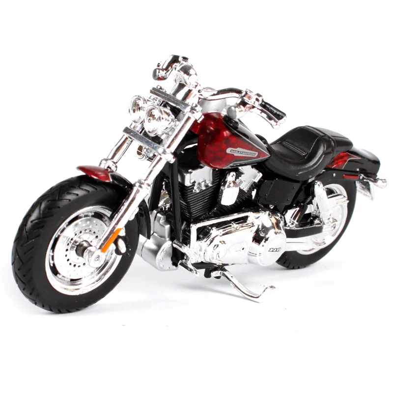 Maisto 1:18 2009 FXDFSE CVO FAT BOB черные мотоциклетные Литья Под Давлением Мотоцикл модель для
