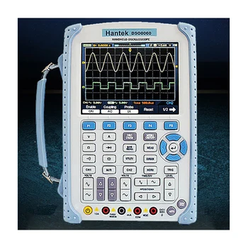 

5 in 1 Digital Oscilloscope Handheld USB Signal Source, Frequency Meter, Frequency Spectrum, Multimeter 60MHz 250MSa/s DSO8060