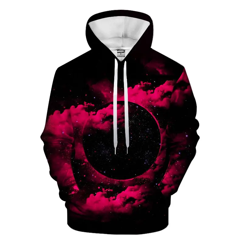 

Space Galaxy Hoodies Hooded Unisex Hat 3D Sweatshirts Print Colorful