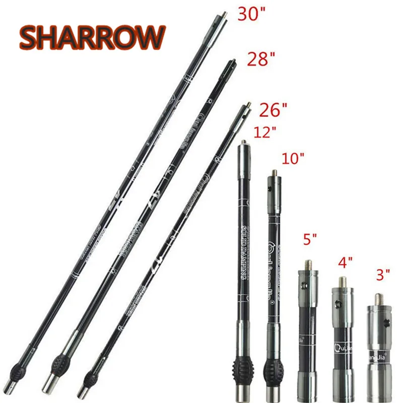 

2 Color Archery Stabilizer Balance Bar Damping Rod Shock Absorber for Recurve Compound Bow Outdoor Hunting Shooting Accessories