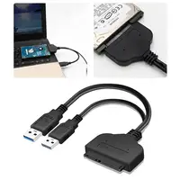sata כבל USB 3.0 USB כבל מתאם SATA כבלים הממיר 2.5 אינץ SATA Hard Disk סידורי היציאה USB 3.0 כבל מחשב & מחברים (3)