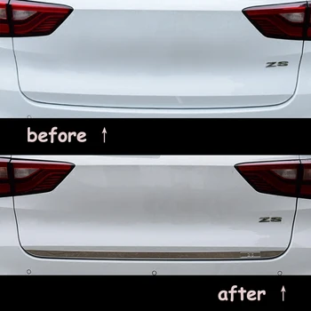 

For MG ZS 2017 2018 2019 Door Sticker Stainless Steel back door Tailgate trim Car Styling Accessories