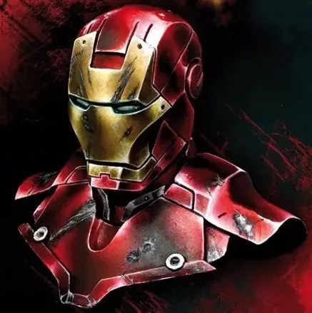 1/10 Scale Resin Bust Iron Man Unpainted Figure Model Kit Free Shipping