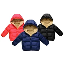 Nouvelle Hiver Chaud Enfant Enfants Manteau Bébé Garçons Filles Survêtement et Manteaux Mode Enfants Veste Manteau