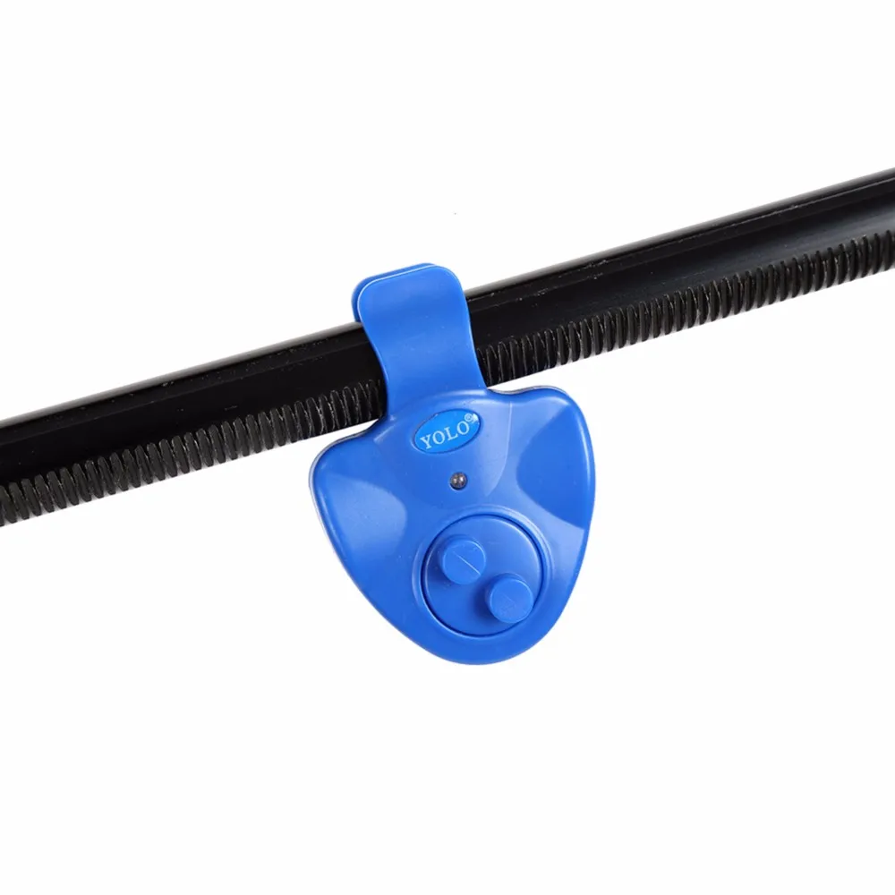 Vara de Pesca Alerta de Luz Eletrônico do Finder Preto Universal Alarme Som Led Clip on Pesca Rod 2016 s 12 Esporte e Lazer