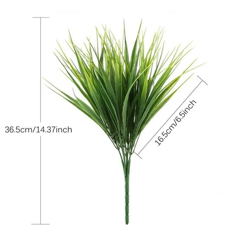 5 шт./компл. искусственная трава искусственные растения декоративный Пластик поддельные растения поддельные трава для домашнего декора, украшения офиса новое поступление