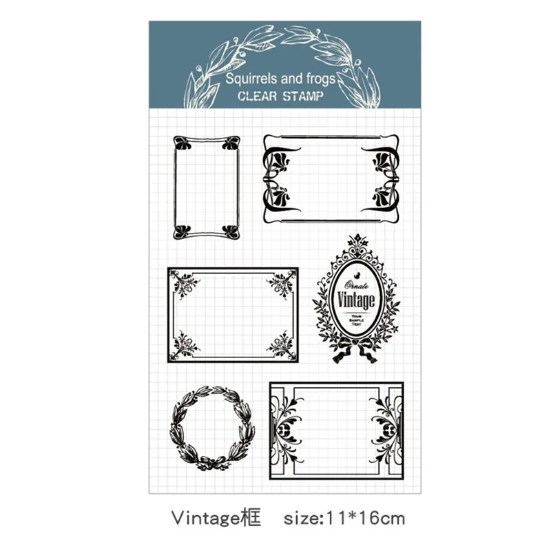 

Rubber Silicone Clear Stamps for Scrapbooking Tampons Transparents Seal Background Stamp Card Making Diy Box