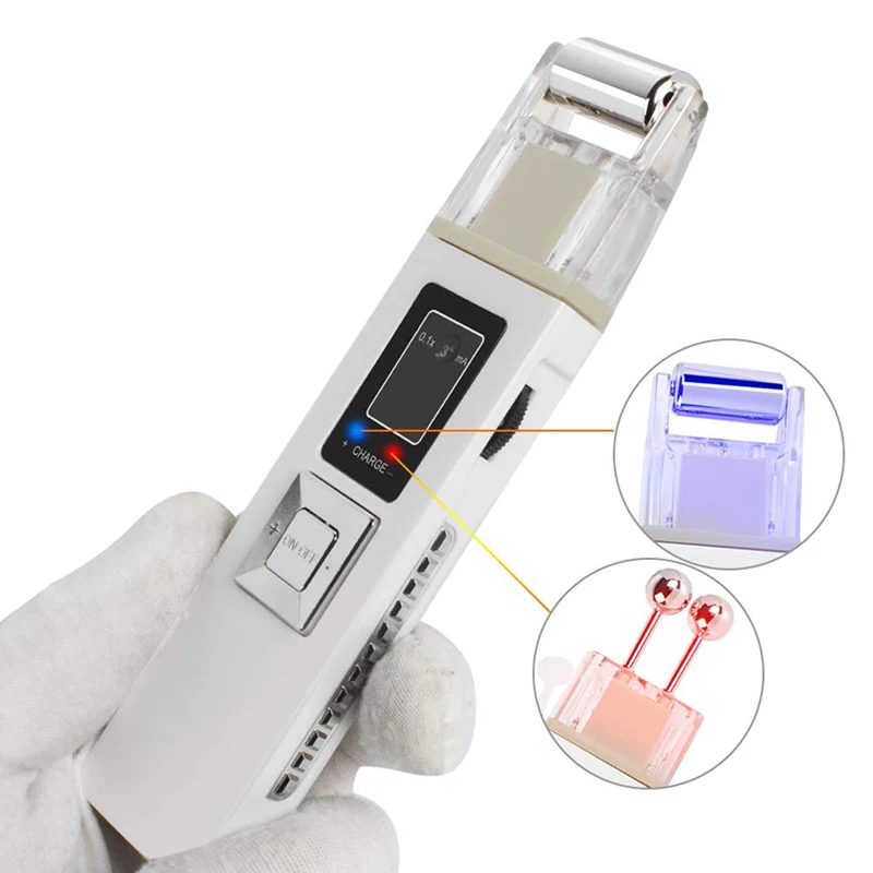  Face Cleansing Portable Galvanic Microcurrent Skin Firming Machine Anti-Aging Massager Skin Care Sp