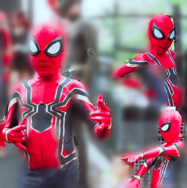 

The Avengers Spiderman Jumpsuits Iron Spider Cosplay Costume Suit Spider-man Zentai Men's Jumpsuit Outfits Bodysuit