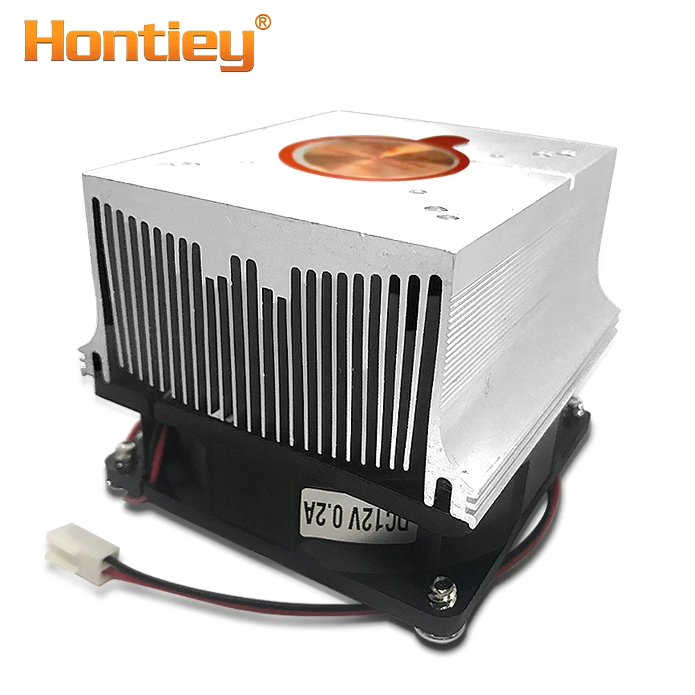 Hontiey светодиодный чип-радиатор бусины радиатор алюминиевый радиатор охлаждения кулер Fit светодиодный модуль транзистора Мощность PCB рассеивание тепла