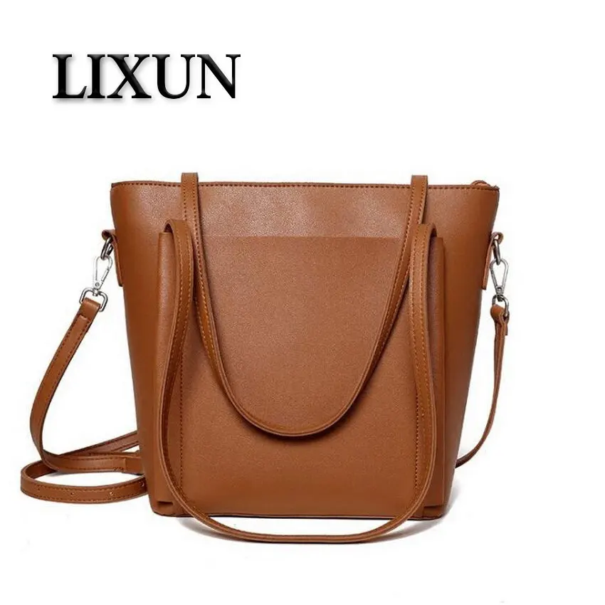 

LIXUN Designer Women Bags PU Leather For Large Capacity Tote Handbags Women Shoulder Bag Crossbody Messenger Bag Female Bolsas