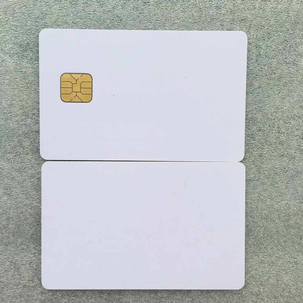 Оптовая продажа 1000 шт iso7816 16K bit Fudan24C16 ATmel24C16 пустая ПВХ Контактная смарт карта