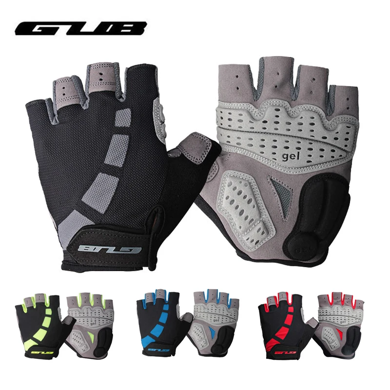

GUB Summer Breathable Cycling Gloves GEL Shockproof Half Finger MTB Road Bike Gloves Men Women luva ciclismo Bicycle Equipment