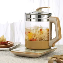 Электрический чайник для здоровья, полностью автоматический утолщенный стеклянный чайник, многоцелевой электрический горячий вареный