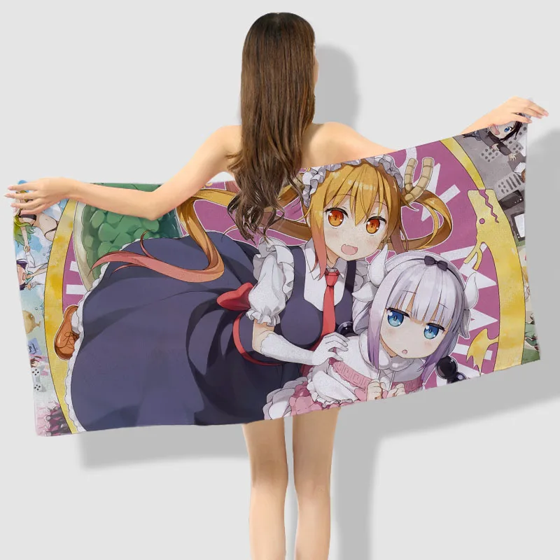 

Anime Manga Kobayashi-san Chi no Maid Dragon Bath Towel Beach Towel 001
