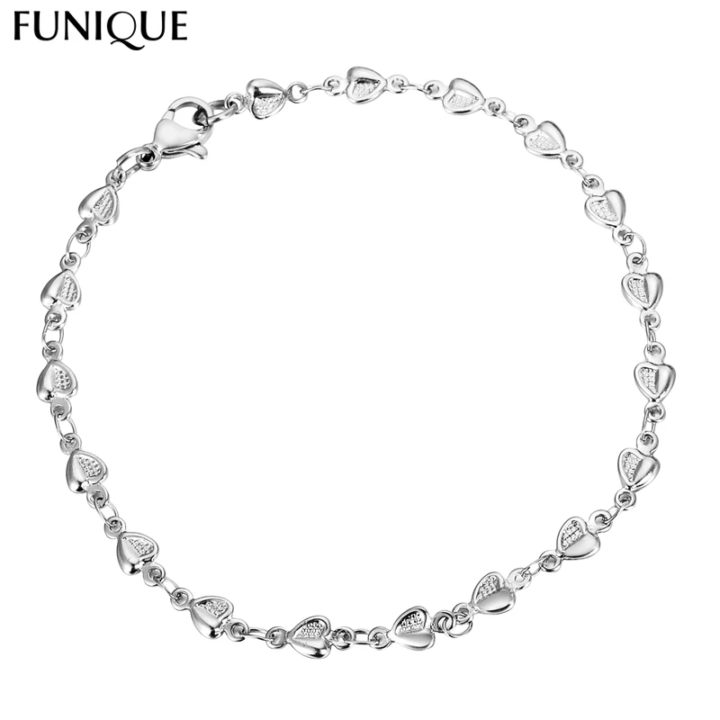 FUNIQUE 316L цепочка из нержавеющей стали серебряный тон Звезда Крест Сердце