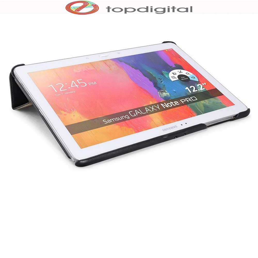 Кожаный чехол книжка icarer для Samsung Galaxy Note Pro 12 2/Tab 2 P900 подставка планшета Магнитный