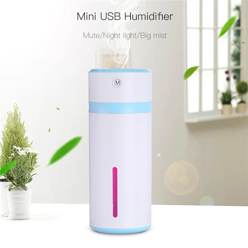 

Cute Cup Night Light Humidifier Mist Humidifier USB Mini Air Humidificador Car Air Purifier Diffuser For Office Home Travel S50