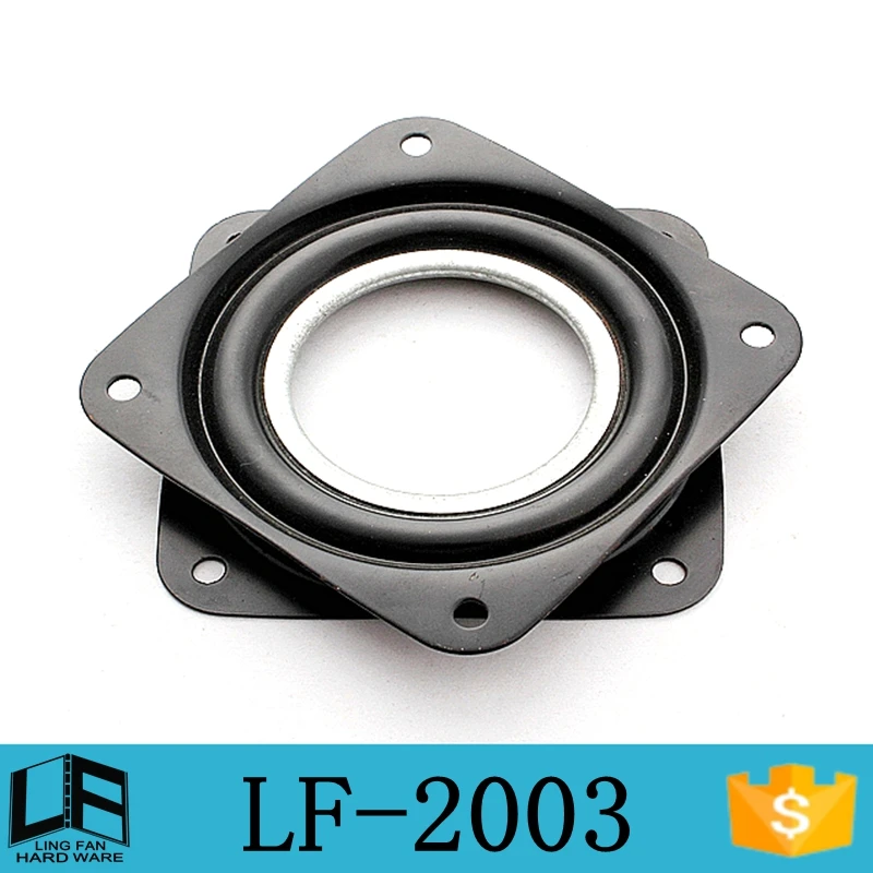 furniture hardware rocking swivel plate,bearing for dish swivel,balck