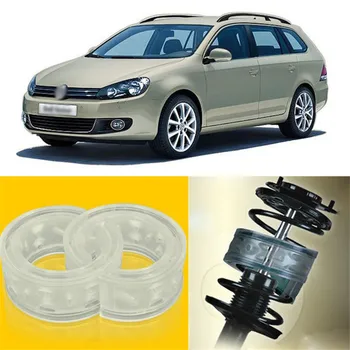 

2pcs Super Power Front Shock Absorber Coil Spring Cushion Buffer for VW Golf Variant