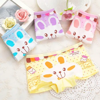 

Baby Panties 100%Cotton Kids Underpants Baby Girl Print Briefs Panties For Girls Children's Underpants Random Color